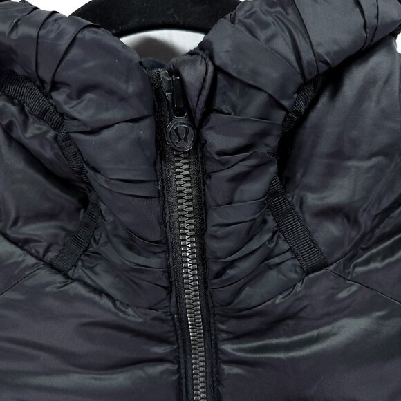 Lululemon Downtown Puffy Jacket Women's 4 Black Lightweight Insulated Down - Picture 14 of 16